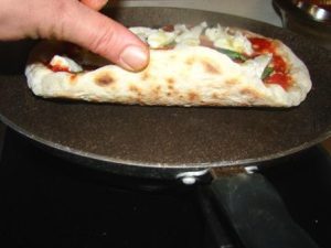 Cottura base pizza