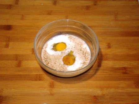 Uova e latte per canederli